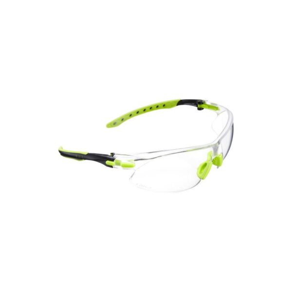 Allen Company All-In Small Shooting Safety Glasses Lime with Clear Lens - Precision Shot Firearms