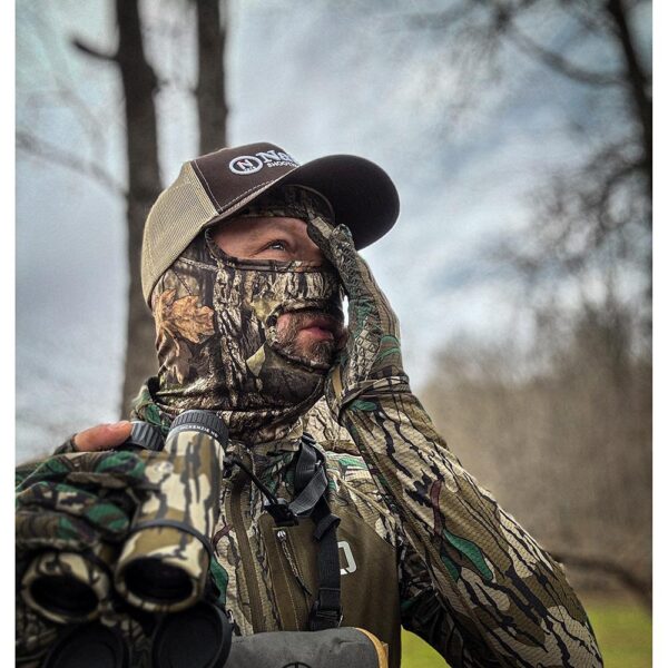 Allen Stretch Fit Full Head Net / Spandex with 2 Holes - Mossy Break-Up Oak Country - Precision Shot Firearms