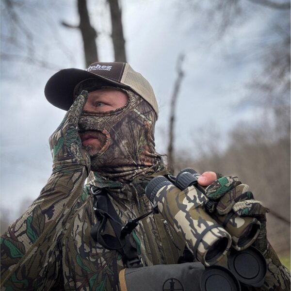 Allen Stretch Fit Full Head Net / Spandex with 2 Holes - Mossy Break-Up Oak Country - Precision Shot Firearms
