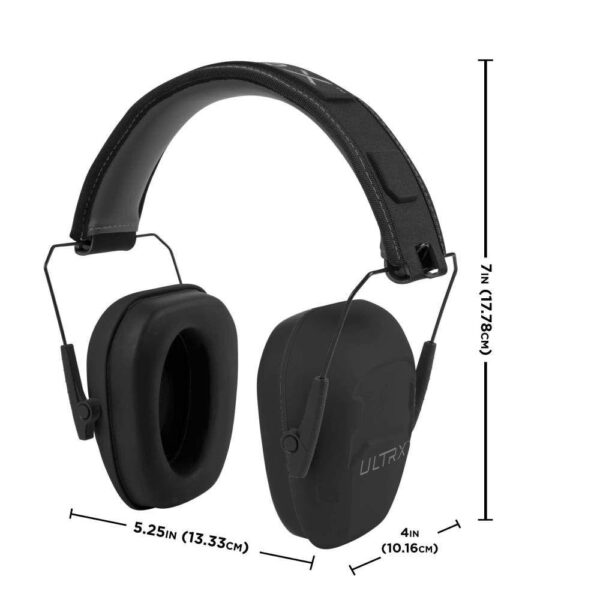 Allen ULTRX Shield Passive Earmuff 23dB Midnight Grey - Precision Shot Firearms