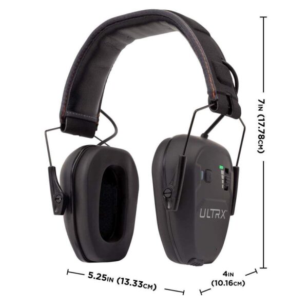 Allen ULTRX Bionic Bluetooth Earmuff 22dB Midnight Grey - Precision Shot Firearms