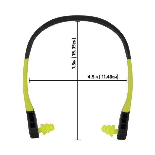 Allen ULTRX Wave Banded Passive Ear Plugs 22dB Grey Yellow - Precision Shot Firearms