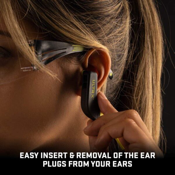 Allen ULTRX Wave Banded Passive Ear Plugs 22dB Grey Yellow - Precision Shot Firearms