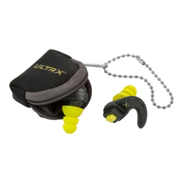 Allen ULTRX Shift Adjustable Protecion Ear Plugs 12dB/25dB Yellow Grey - Precision Shot Firearms