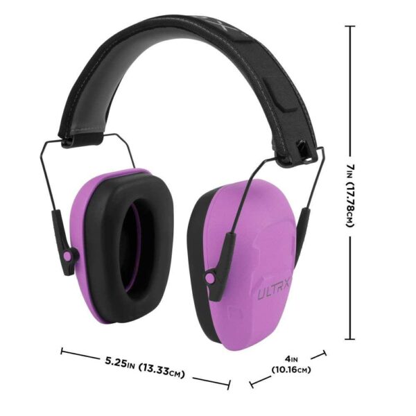 Allen ULTRX Shield Passive Ear Muffs 23dB Plum - Precision Shot Firearms