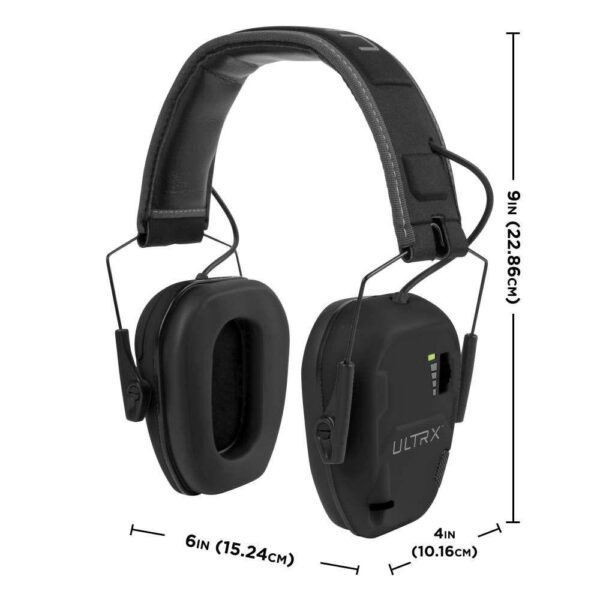 Allen ULTRX Bionic Electronic Earmuff 22dB Midnight Grey - Precision Shot Firearms