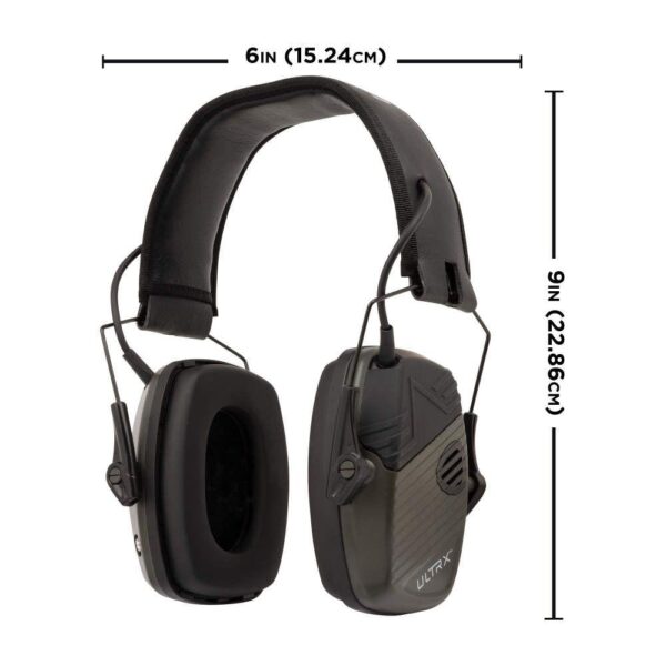 Allen ULTRX Stereo Electronic Ear Muffs 24dB Olive - Precision Shot Firearms