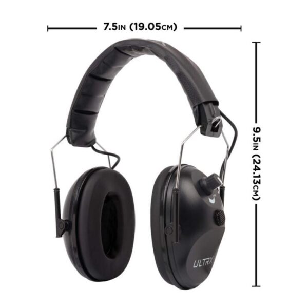Allen ULTRX Electronic Ear Muffs 23dB Black - Precision Shot Firearms