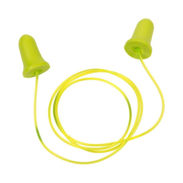 Allen ULTRX Tethered Tapered Passive Foam Ear Plugs 32dB Lime 5 Pairs - Precision Shot Firearms