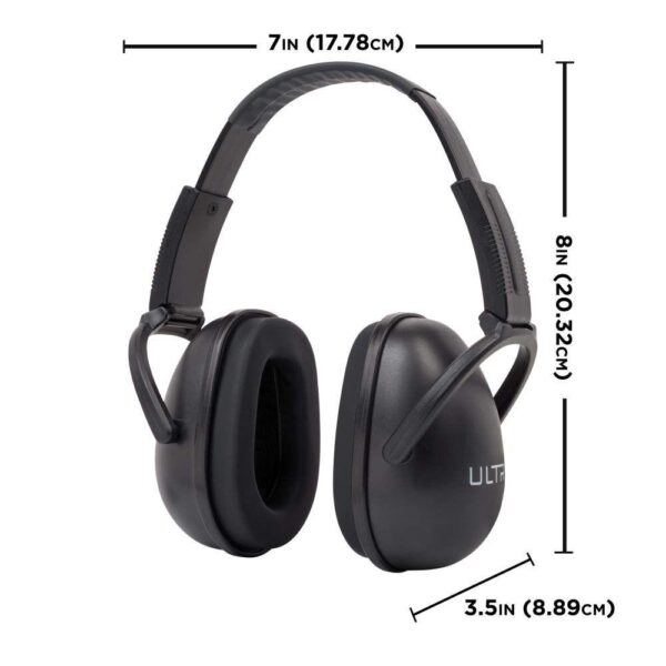 Allen ULTRX Sound Blocker Passive Earmuff 23dB Black - Precision Shot Firearms