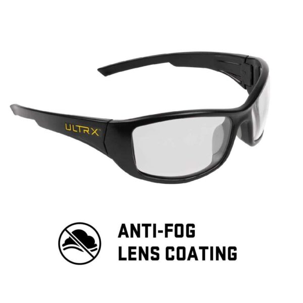 Allen ULTRX Sync Safety Glasses Black with Clear Lenses - Precision Shot Firearms