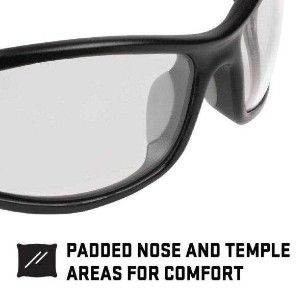 Allen ULTRX Sync Safety Glasses Black with Clear Lenses - Precision Shot Firearms