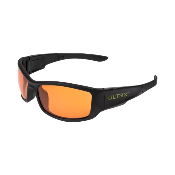 Allen ULTRX Sync Safety Glasses Black with Amber Lenses - Precision Shot Firearms