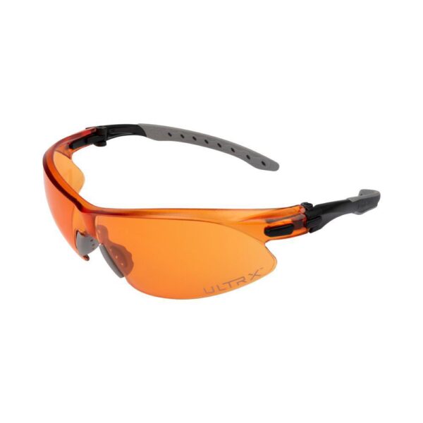 Allen ULTRX Keen Safety Glasses Black with Amber Lenses - Precision Shot Firearms