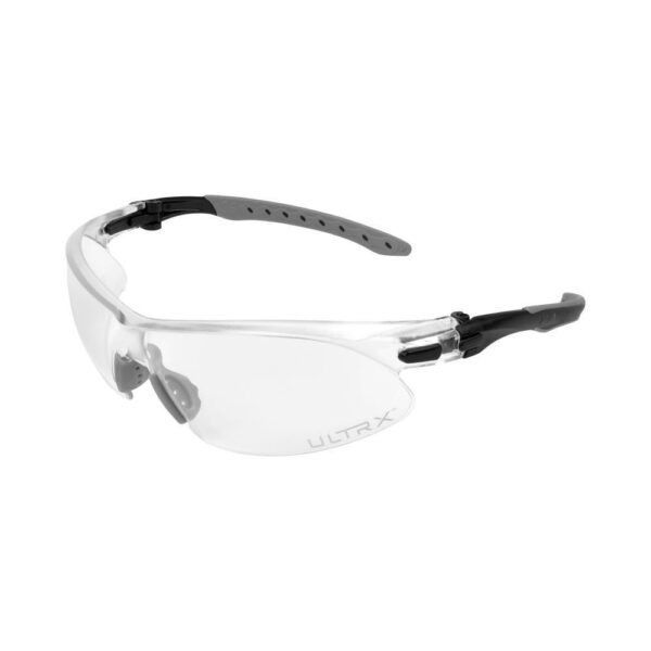 Allen ULTRX Keen Safety Glasses Black with Clear Lenses - Precision Shot Firearms