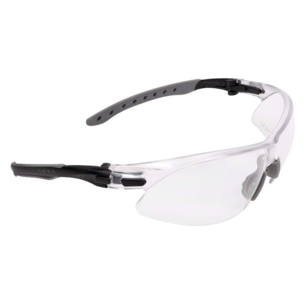 Allen ULTRX Keen Safety Glasses Black with Clear Lenses - Precision Shot Firearms