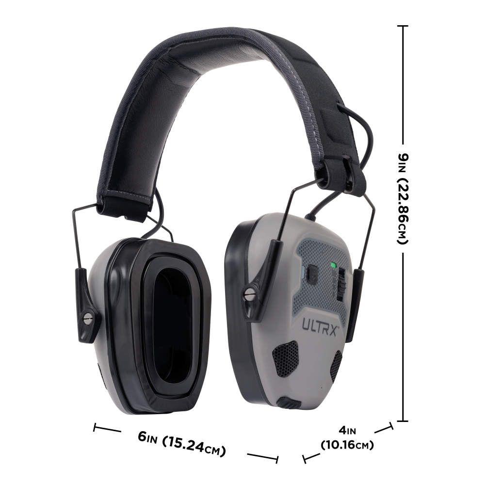 Allen ULTRX Bionic Fuse Bluetooth Electronic Ear Muffs 22dB Cement Grey - Precision Shot Firearms