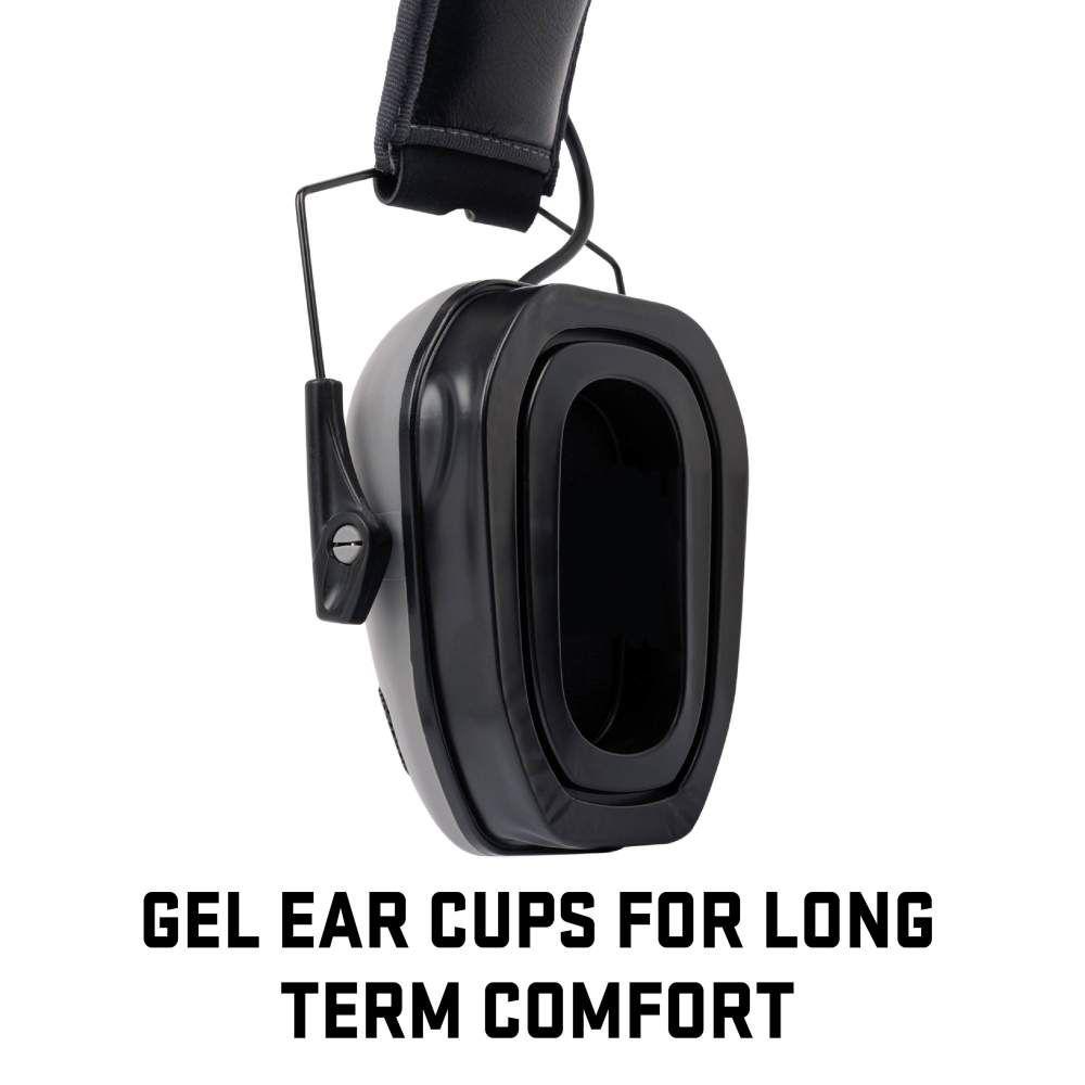 Allen ULTRX Bionic Fuse Bluetooth Electronic Ear Muffs 22dB Cement Grey - Precision Shot Firearms