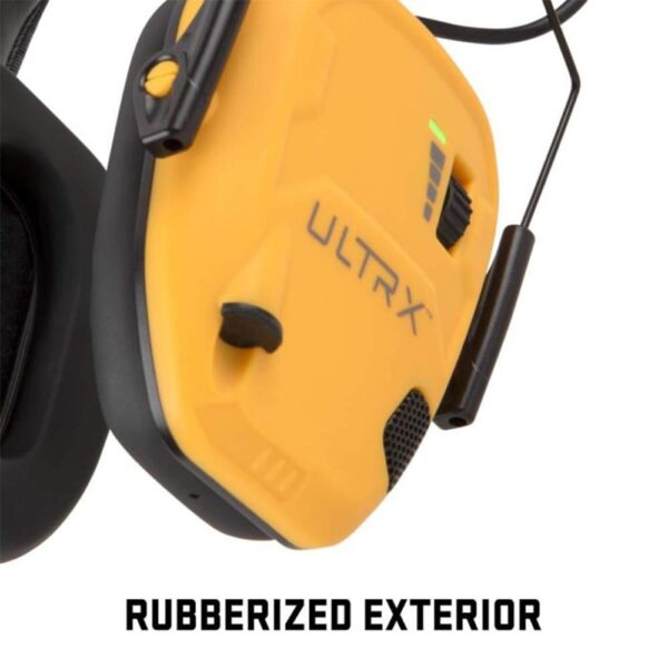 Allen ULTRX Bionic Electronic Ear Muffs 22dB Yellow - Precision Shot Firearms
