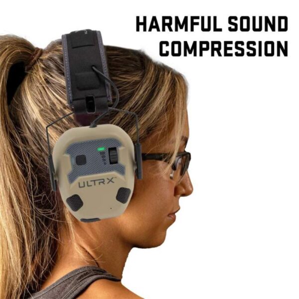 Allen ULTRX Bionic Fuse Electronic Ear Muffs 22dB FDE - Precision Shot Firearms