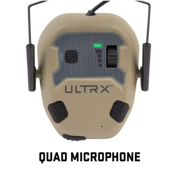 Allen ULTRX Bionic Fuse Electronic Ear Muffs 22dB FDE - Precision Shot Firearms