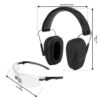Allen ULTRX Shield Ear & Eye Combo Passive Earmuff 23dB Midnight Grey Shooting Glasses Clear - Precision Shot Firearms