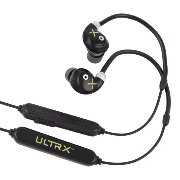 Allen ULTRX Bionic Fuse Bluetooth Around the Neck Electronic Ear Buds 26dB Black - Precision Shot Firearms