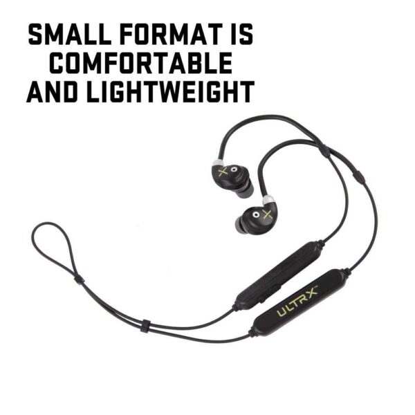 Allen ULTRX Bionic Fuse Bluetooth Around the Neck Electronic Ear Buds 26dB Black - Precision Shot Firearms