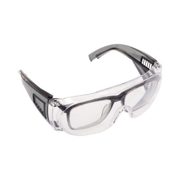 Allen ULTRX Fit Over Safety Glasses Black with Clear Lenses - Precision Shot Firearms