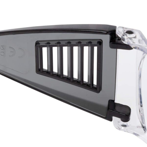Allen ULTRX Fit Over Safety Glasses Black with Clear Lenses - Precision Shot Firearms
