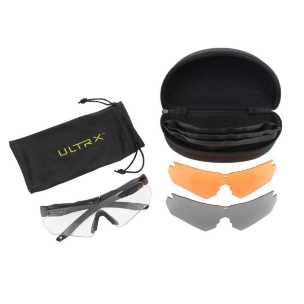 Allen ULTRX Admiral Safety Glasses Assorted Lenses 3/ct - Precision Shot Firearms