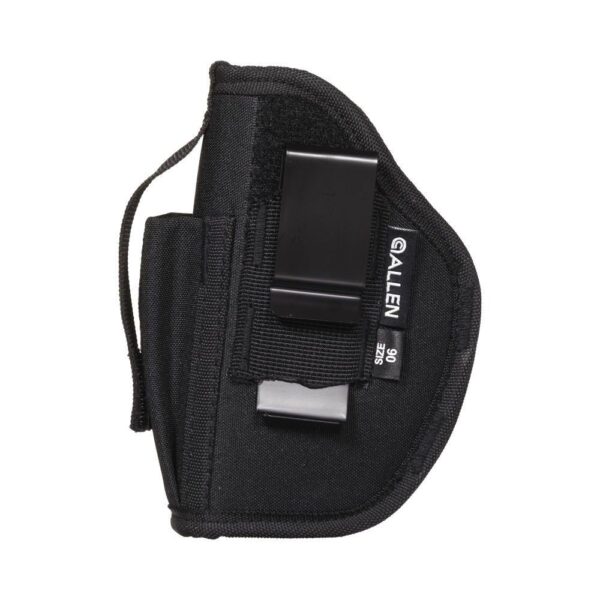 Allen Company Ambidextrous Belt Holster Size 6 For Medium/Large Autos 3.25-3.75" Black Ambi - Precision Shot Firearms
