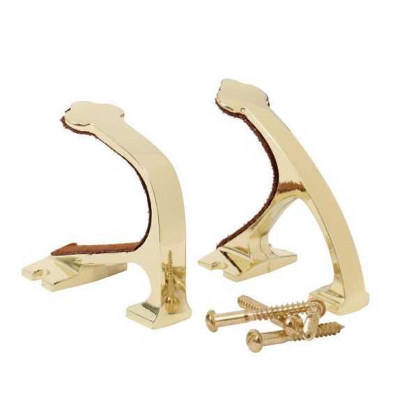 Allen Shotgun and Rifle Wall Mount Hooks Brass - Precision Shot Firearms