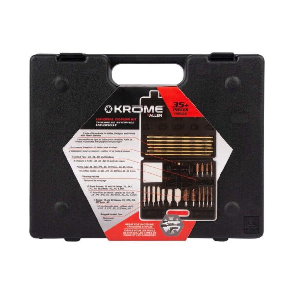 Allen Krome Universal Gun Cleaning Kit with Box 35/pc - Precision Shot Firearms