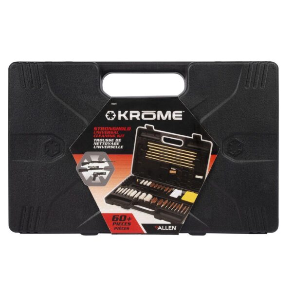 Allen Krome Stronghold Universal Gun Cleaning Kit Rifles Shotguns & Handguns Black 60/ct - Precision Shot Firearms