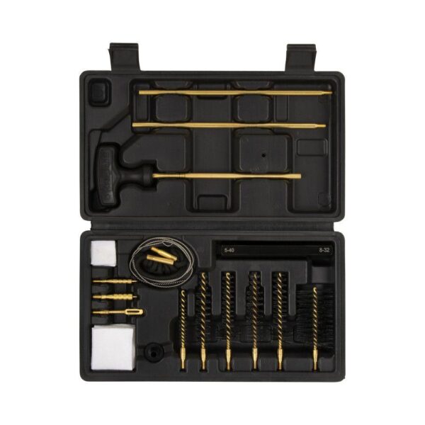 Allen Krome Modern Sporting Rifle Cleaning Kit .22 .223 30 & 308 Cal. 17 Pieces Black - Precision Shot Firearms