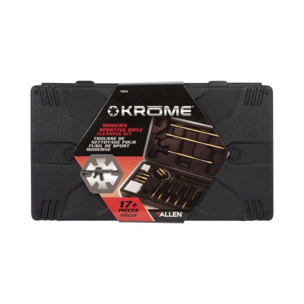 Allen Krome Modern Sporting Rifle Cleaning Kit .22 .223 30 & 308 Cal. 17 Pieces Black - Precision Shot Firearms
