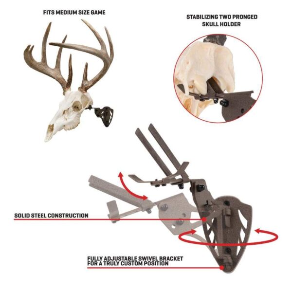 Allen EZ Mount Trophy Skull Hanger Brown - Precision Shot Firearms