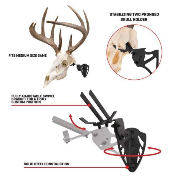 Allen EZ Mount Trophy Skull Hanger Black - Precision Shot Firearms