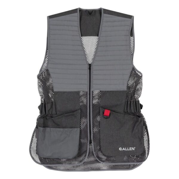 Allen Competitor Shooting Vest M/L Grey - Precision Shot Firearms