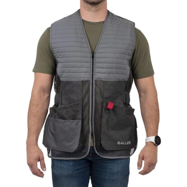 Allen Competitor Shooting Vest M/L Grey - Precision Shot Firearms