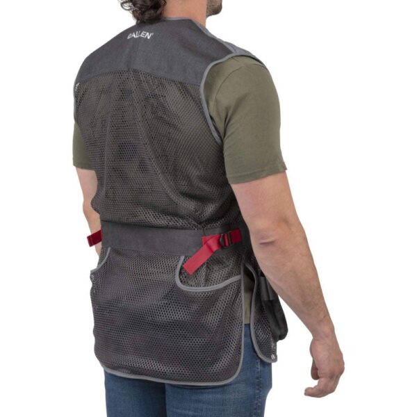 Allen Competitor Shooting Vest M/L Grey - Precision Shot Firearms