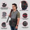 Allen Competitor Shooting Vest M/L Grey - Precision Shot Firearms