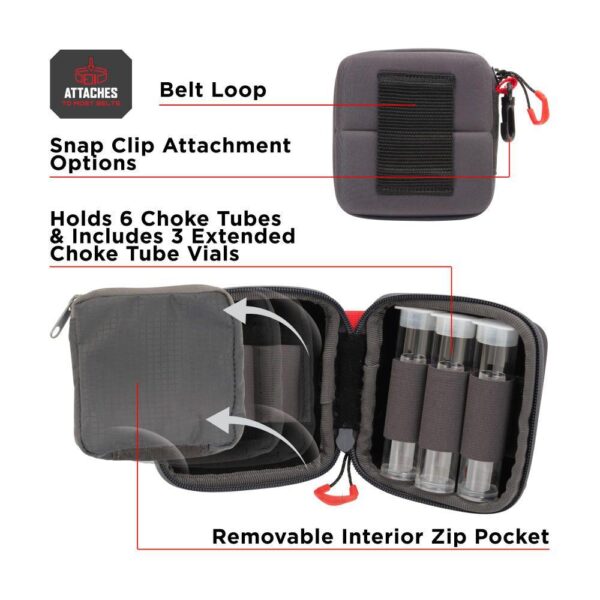 Allen Competitor Choke Tube Molded Case Grey with Extended Vials - Precision Shot Firearms