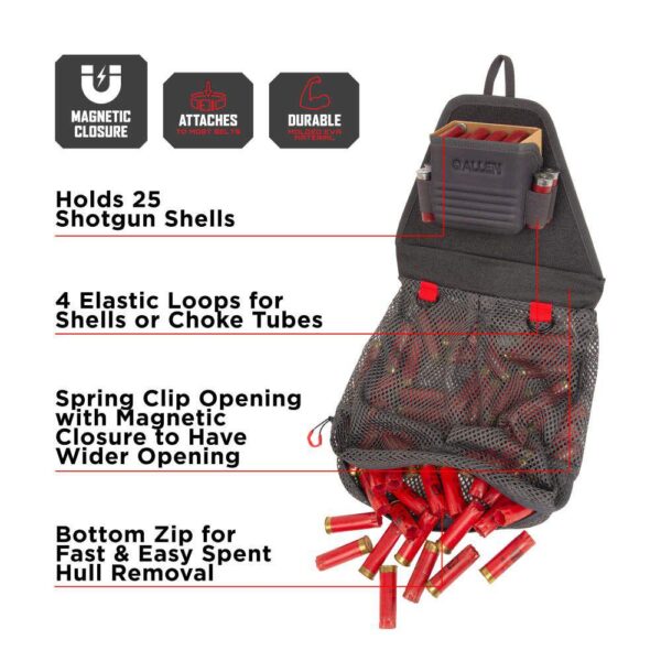 Allen Competitor Over-Under Molded Hull Bag Black - Precision Shot Firearms