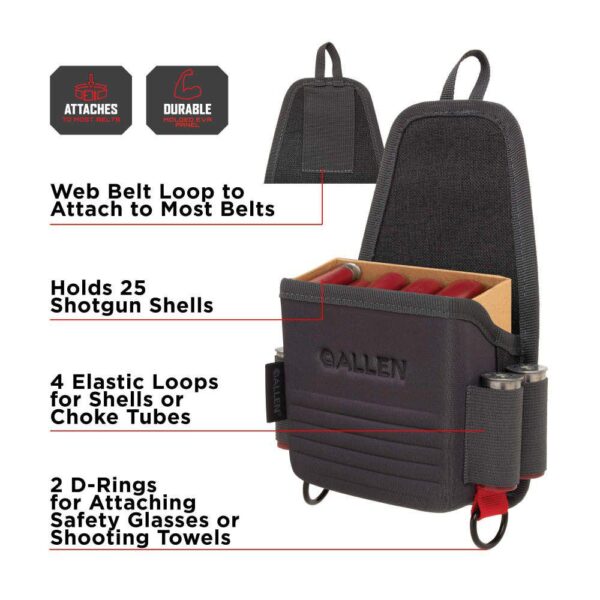 Allen Competitor Single Box Molded Shell Carrier Grey - Precision Shot Firearms