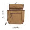 Allen Rival Double Compartment Shell Bag with 52" Belt Tan - Precision Shot Firearms