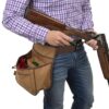 Allen Rival Double Compartment Shell Bag with 52" Belt Tan - Precision Shot Firearms