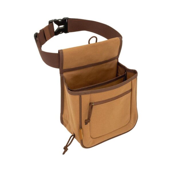 Allen Rival Double Compartment Shell Bag with 52" Belt Tan - Precision Shot Firearms