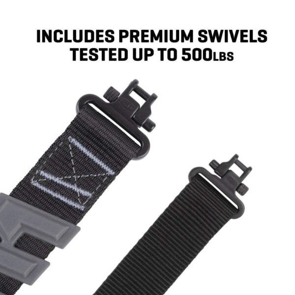 Allen Trak Traction Web Rifle Sling 36" Black Grey - Precision Shot Firearms